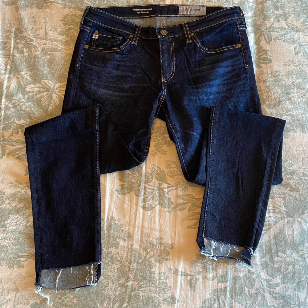 AG Jeans - The Legging Ankle, Super Skinny Ankle, Step-fray Hem